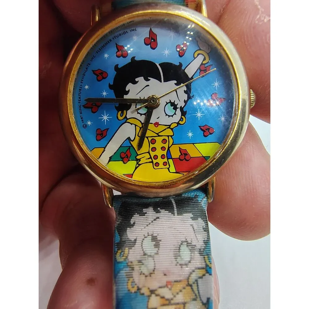 Betty Boop Ding Bats 1997 Women's Rare Vintage Watch